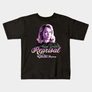 Reprisal tv series Abigail Spencer as Doris Quinn, Katherine Harlow fan works graphic design by ironpalette Kids T-Shirt